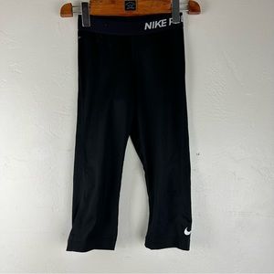 Nike Pro Workout Fitness Black Pants XS